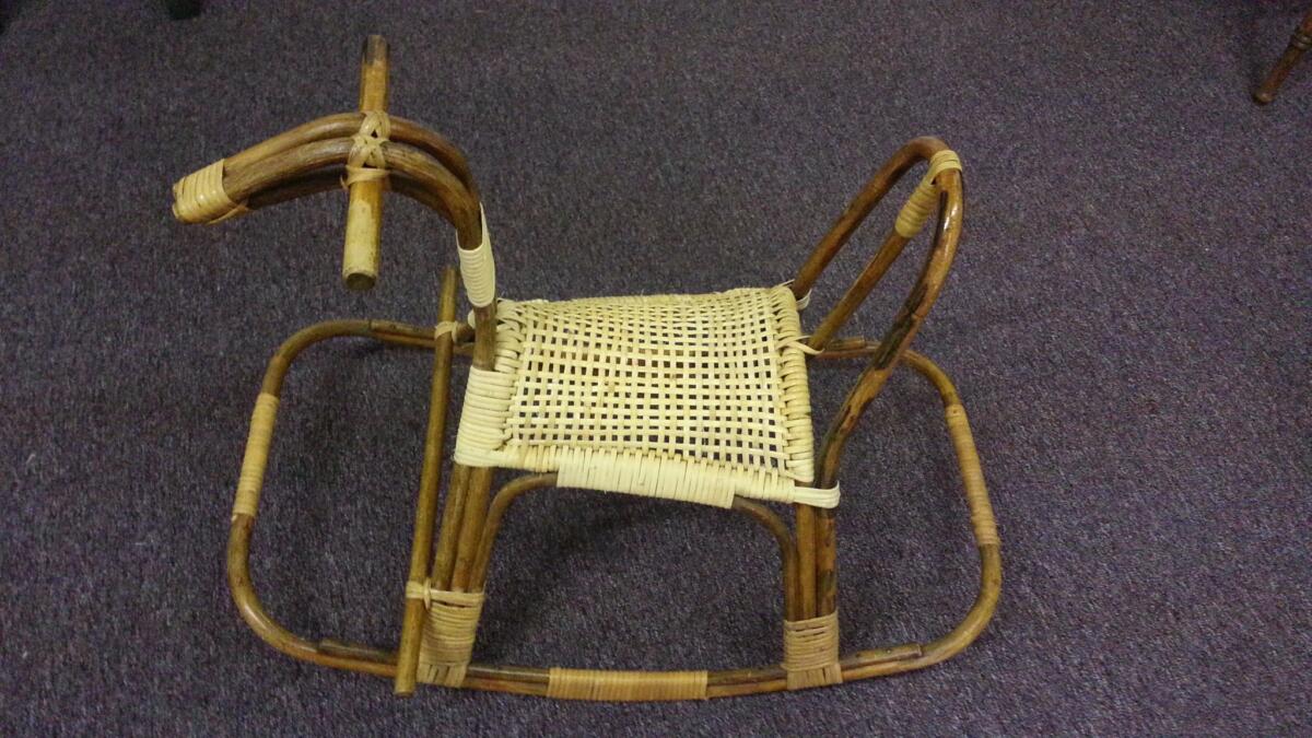 Brian Milne /rocking horse /5mm binding cane