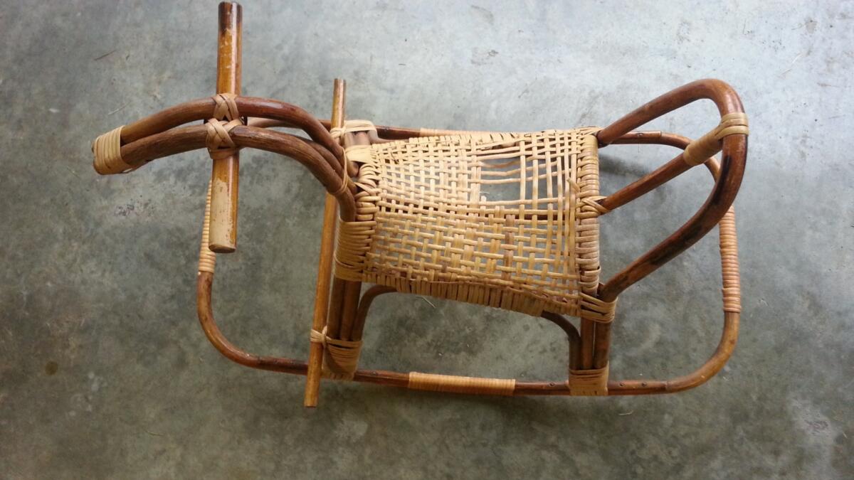 Brian Milne rocking horse before