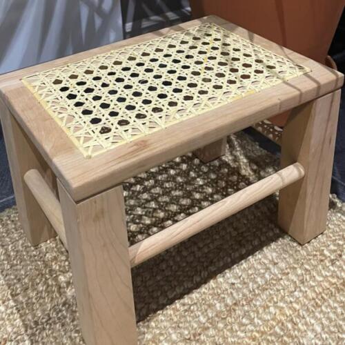 handcaned stool kit by Janie T